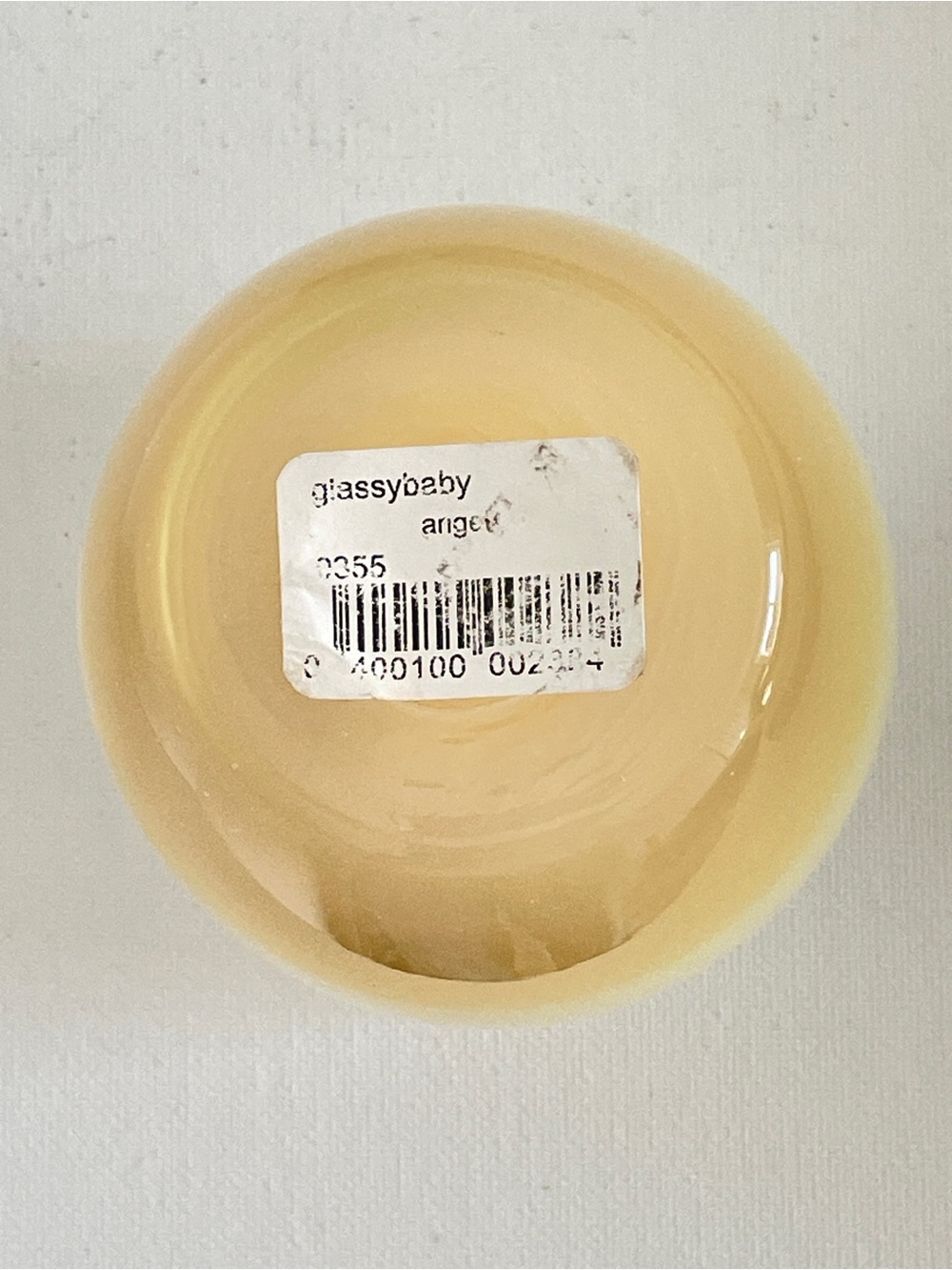 Glassybaby Angel Votive Candle Holder - Pre-Triskelion WITH Paper Label - Picture 4 of 8